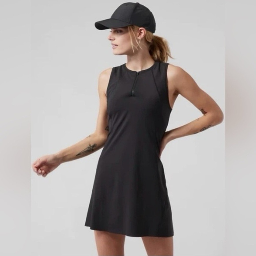 Athleta Ace Tennis Dress | Black